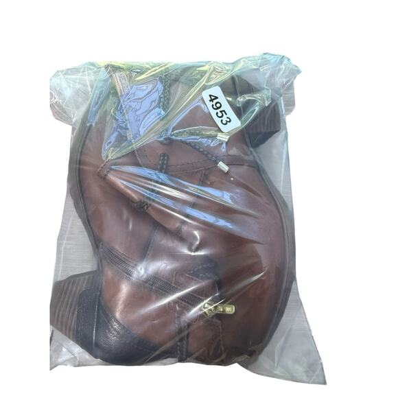 Pikolinos Womens Rotterdam Boot Size 38 7.5 Brown Leather Block Heel Bootie - Picture 7 of 7